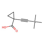 1-((Trimethylsilyl)ethynyl)cyclopropane-1-carboxylic acid|CS-M3251|1268810-07-6