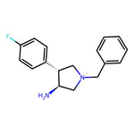 rel-(3R,4S)-4-(4-Fluorophenyl)-1-(phenylmethyl)-3-pyrrolidinamine|CS-0783088|1073263-80-5