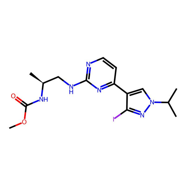 methyl (S)-(1-((4-(3-iodo-1-isopropyl-1H-pyrazol-4-yl)pyrimidin-2-yl)amino)propan-2-yl)carbamate|CS-0010958|1269440-60-9