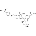 3-Hydroxy-4[2-sulfo-4-(4-sulfophenylazo)phenylazo]-2,7-naphthalenedisulfonic acid tetrasodium salt|00249|6226-79-5