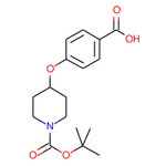 4-((1-(Tert-butoxycarbonyl)piperidin-4-yl)oxy)benzoic acid|CS-0272831|162046-56-2