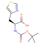 (S)-2-((tert-Butoxycarbonyl)amino)-3-(thiazol-4-yl)propanoic acid|CS-W004036|119434-75-2