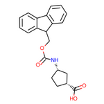 (1R,3S)-3-((((9H-Fluoren-9-yl)methoxy)carbonyl)amino)cyclopentanecarboxylic acid|CS-0149815|220497-67-6