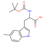 2-((tert-Butoxycarbonyl)amino)-3-(5-methyl-1H-indol-3-yl)propanoic acid|CS-0114122|142847-21-0