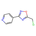 4-[5-(chloromethyl)-1,2,4-oxadiazol-3-yl]pyridine|CS-0216294|50737-35-4