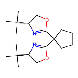 (4R,4'R)-2,2'-(Cyclopentane-1,1-diyl)bis(4-(tert-butyl)-4,5-dihydrooxazole)|CS-0179433|2828431-98-5