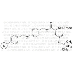 Fmoc-L-aspartic acid b-tert-butyl ester 4-alkoxybenzyl alcohol resin|01906