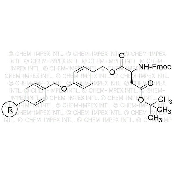 Fmoc-L-aspartic acid b-tert-butyl ester 4-alkoxybenzyl alcohol resin|01906