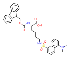 N2-(((9H-Fluoren-9-yl)methoxy)carbonyl)-N6-((5-(dimethylamino)naphthalen-1-yl)sulfonyl)-L-lysine|CS-0046768|118584-90-0