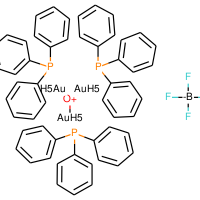 Tris[triphenylphosphinegold(I)]oxonium tetrafluoroborate, 98%