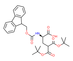 (R)-2-((((9H-fluoren-9-yl)methoxy)carbonyl)amino)-5-(tert-butoxy)-4-(tert-butoxycarbonyl)-5-oxopentanoic acid|CS-0363147|111662-65-8