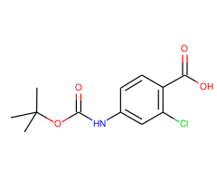 4-((tert-Butoxycarbonyl)amino)-2-chlorobenzoic acid|CS-0103684|232275-73-9