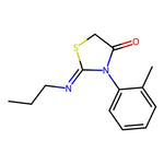 (E)-2-(propylimino)-3-(o-tolyl)thiazolidin-4-one|CS-B1608|854107-53-2