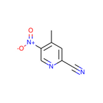 4-Methyl-5-nitro-2-pyridinecarbonitrile|CS-W008623|267875-30-9