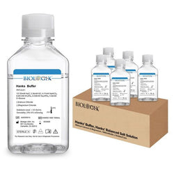 Hanks buffer（1×）（ without Ca2+&Mg2+），pH7.4，Sterile, No phenol red ,Storage conditions: 2~8℃，1000mL/ Bottle, 6 Bottles/Case|HANKS-1000