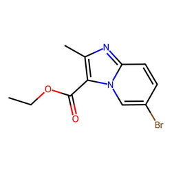 Ethyl 6-bromo-2-methylimidazo[1,2-a]pyridine-3-carboxylate|CS-0322406|81438-56-4