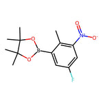 2-(5-Fluoro-2-methyl-3-nitrophenyl)-4,4,5,5-tetramethyl-1,3,2-dioxaborolane|CS-0176945|1418128-32-1