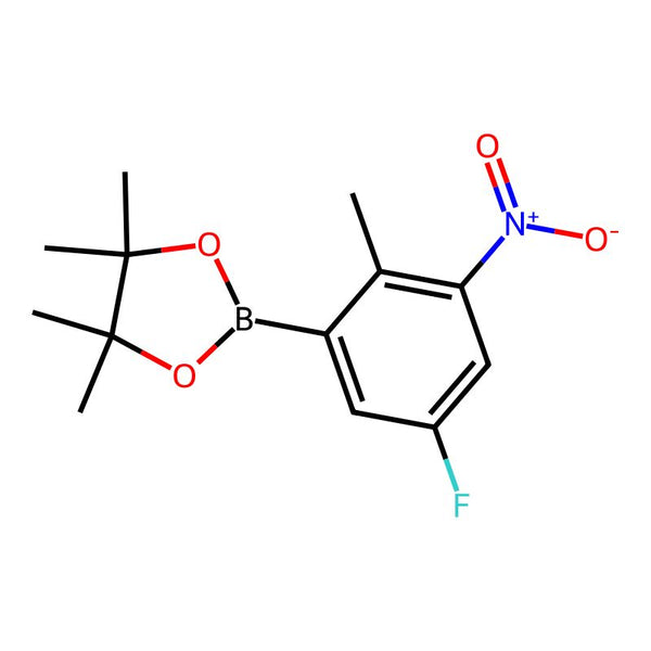 2-(5-Fluoro-2-methyl-3-nitrophenyl)-4,4,5,5-tetramethyl-1,3,2-dioxaborolane|CS-0176945|1418128-32-1