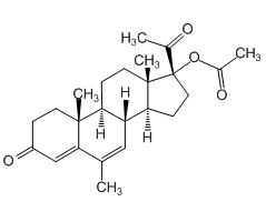 Megestrol acetate, 98%, a synthetic progesteronal agent with an IC50 of 260 μM for the inhibition of HegG2|535697|595-33-5