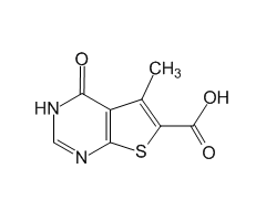 5-Methyl-4-oxo-3,4-dihydro-thieno[2,3-d]pyrimidine-6-carboxylic acid, 97%|119470|101667-97-4
