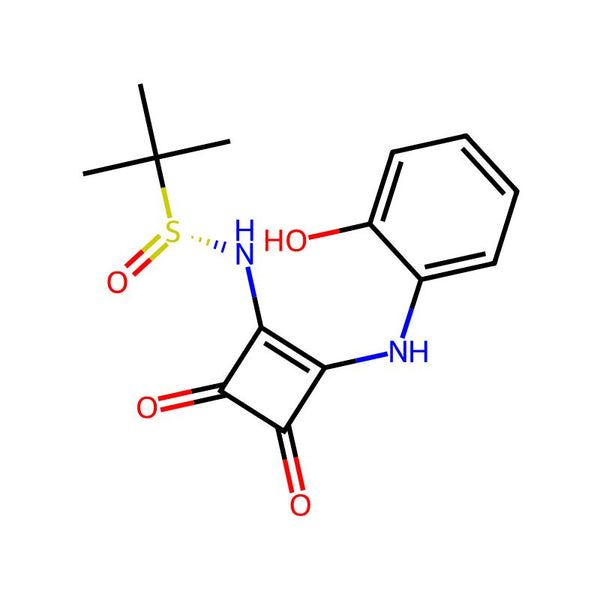 (R)-N-(2-((2-Hydroxyphenyl)amino)-3,4-dioxocyclobut-1-en-1-yl)-2-methylpropane-2-sulfinamide|CS-0198287|2972594-07-1