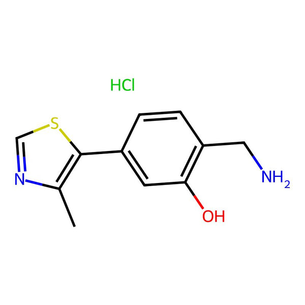 2-(Aminomethyl)-5-(4-methylthiazol-5-yl)phenol hydrochloride|CS-0572538|2411635-80-6