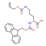 (R)-2-((((9H-Fluoren-9-yl)methoxy)carbonyl)amino)-5-(((allyloxy)carbonyl)amino)pentanoic acid|CS-0157977|214750-74-0