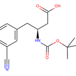 (S)-3-((tert-Butoxycarbonyl)amino)-4-(3-cyanophenyl)butanoic acid|CS-0154500|270065-86-6
