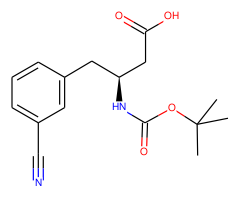 (S)-3-((tert-Butoxycarbonyl)amino)-4-(3-cyanophenyl)butanoic acid|CS-0154500|270065-86-6
