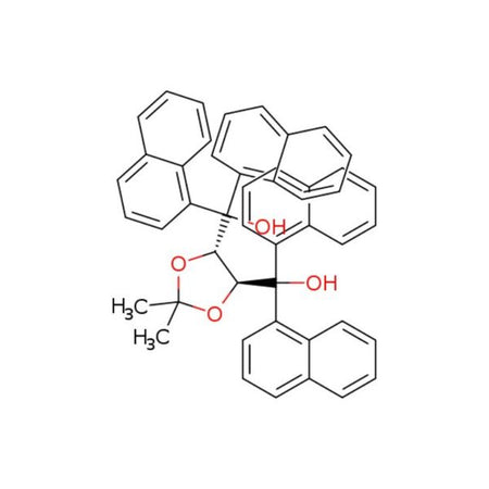 ((4S,5S)-2,2-Dimethyl-1,3-dioxolane-4,5-diyl)bis(di(naphthalen-1-yl)methanol), 95%, ee: 98%|620564|171086-52-5