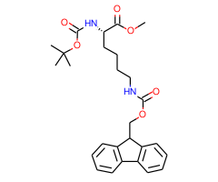 (S)-Methyl 6-((((9H-fluoren-9-yl)methoxy)carbonyl)amino)-2-((tert-butoxycarbonyl)amino)hexanoate|CS-0187834|133628-28-1