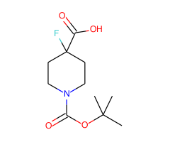 1-Boc-4-fluoro-4-piperidinecarboxylic acid|CS-W001605|614731-04-3