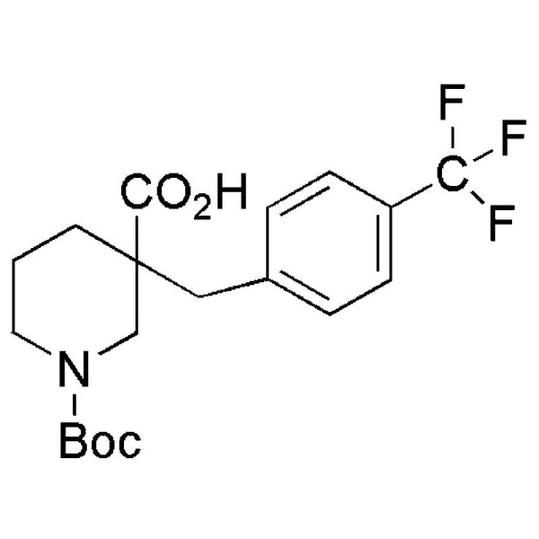 1-[(Tert-Butyl)Oxycarbonyl]-3-[4-(Trifluoromethyl)Benzyl]Piperidine-3-Carboxylic Acid|23595|887344-24-3
