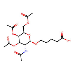 5-[(3,4,6-Tri-O-acetyl-2-acetylamido-2-deoxy-b-D-galactopyranosyl)oxy]pentanoic acid, 97%|9108365|1159408-54-4