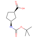 BOC-(1R,3S)-3-aminocyclopentane carboxylic acid|CS-W004812|161660-94-2