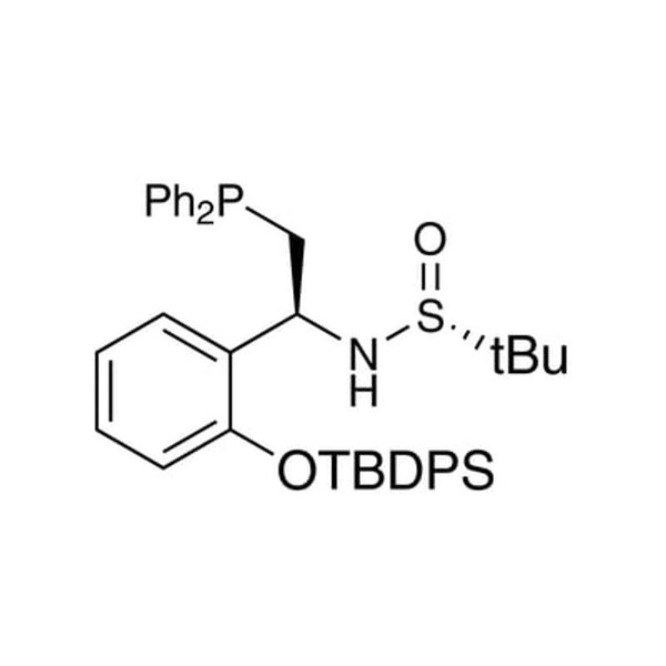 [S(R)]-N-[(1S)-1-[2-((tert-Butyldiphenylsilyl)oxy)phenyl)]-2-yl-2-(diphenylphosphino)ethyl]-2-methyl-2-propanesulfinamide, 95%|15-8388