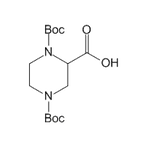 1,4-Bis(tert-butoxycarbonyl)piperazine-2-carboxylic acid|CS-W008592|181955-79-3
