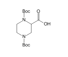 1,4-Bis(tert-butoxycarbonyl)piperazine-2-carboxylic acid|CS-W008592|181955-79-3