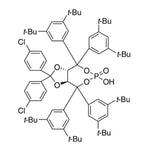 (3aS,8aS)-4,4,8,8-Tetrakis(3,5-di-tert-butylphenyl)-2,2-bis(4-chlorophenyl)-6-hydroxy-tetrahydro-6-oxide-[1,3]dioxolo[4,5-e][1,3,2]dioxaphosphepine, 95%, (99% ee)|15-8630