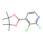 3-Chloro-2-fluoro-4-(4,4,5,5-tetramethyl-1,3,2-dioxaborolan-2-yl)pyridine|CS-0174395|1073353-71-5