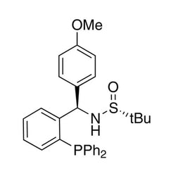 [S(R)]-N-[(R)-[2-(Diphenylphosphino)phenyl](4-methoxyphenyl)methyl]-2-methyl-2-propanesulfinamide, 95%|15-8316|1595319-96-2