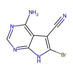 4-Amino-6-bromo-7H-pyrrolo[2,3-d]pyrimidine-5-carbonitrile|CS-0093361|19393-83-0