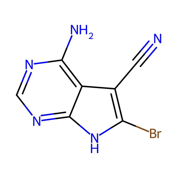 4-Amino-6-bromo-7H-pyrrolo[2,3-d]pyrimidine-5-carbonitrile|CS-0093361|19393-83-0