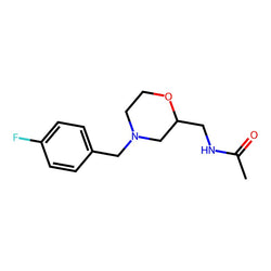 N-[[4-(4-Fluorobenzyl)-2-morpholinyl]methyl]acetamide|C1067343|112913-94-7