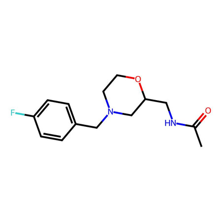 N-[[4-(4-Fluorobenzyl)-2-morpholinyl]methyl]acetamide|C1067343|112913-94-7