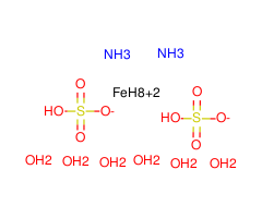 Ammonium iron(II) sulfate hexahydrate, 98.5+% (ACS)|93-2650|7783-85-9