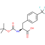 (S)-2-((tert-Butoxycarbonyl)amino)-3-(4-(trifluoromethyl)phenyl)propanoic acid|CS-W011939|114873-07-3