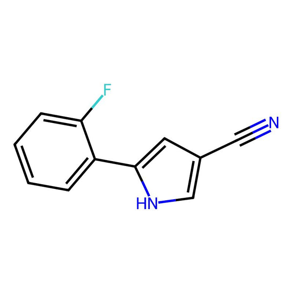 5-(2-Fluorophenyl)-1H-pyrrole-3-carbonitrile|CS-0060470|1240948-77-9