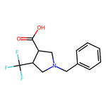 rel-(3S,4S)-1-Benzyl-4-(trifluoromethyl)pyrrolidine-3-carboxylic acid|CS-0628676|169750-31-6