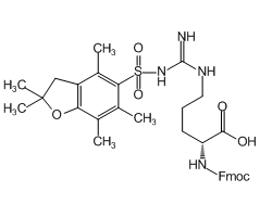 Na-Fmoc-Nw-(2,2,4,6,7-pentamethyl-dihydrobenzofuran-5-sulfonyl)-D-arginine|49656|187618-60-6